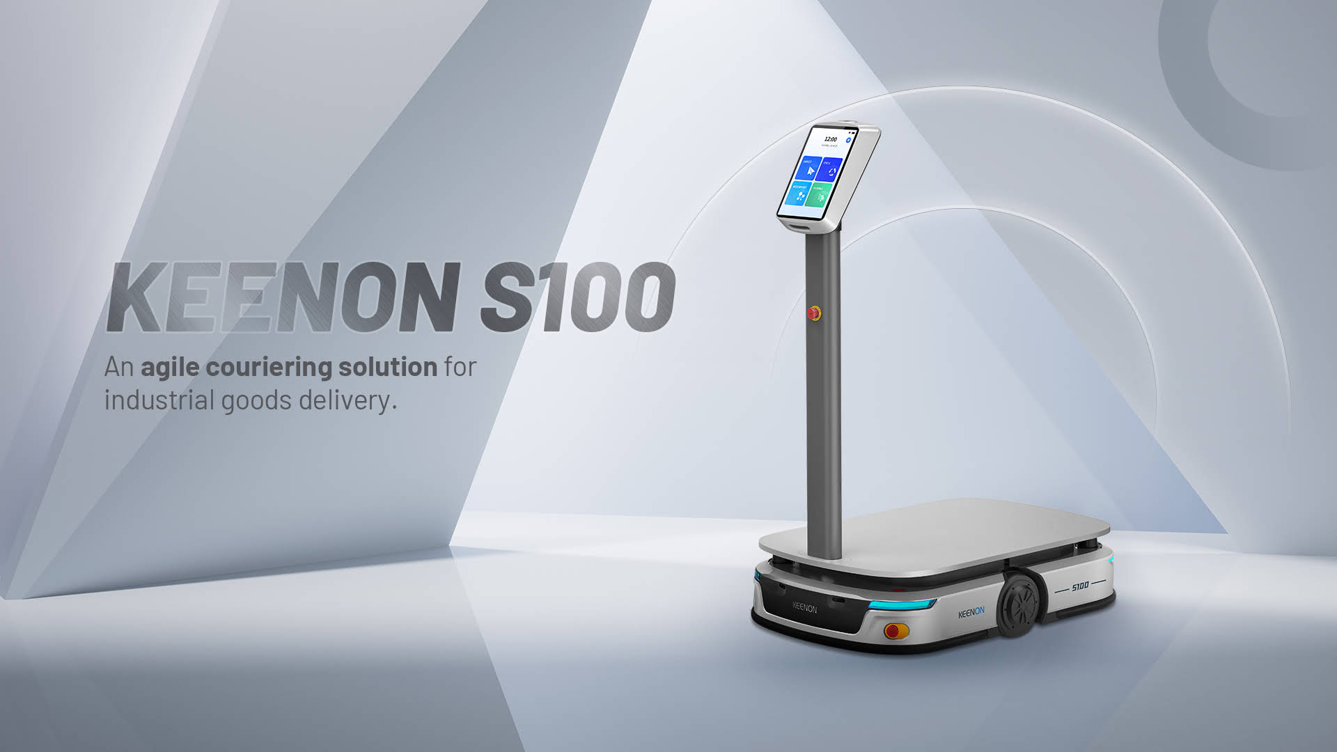 KEENON S100 — heavy-load courier robot for bulk goods transport