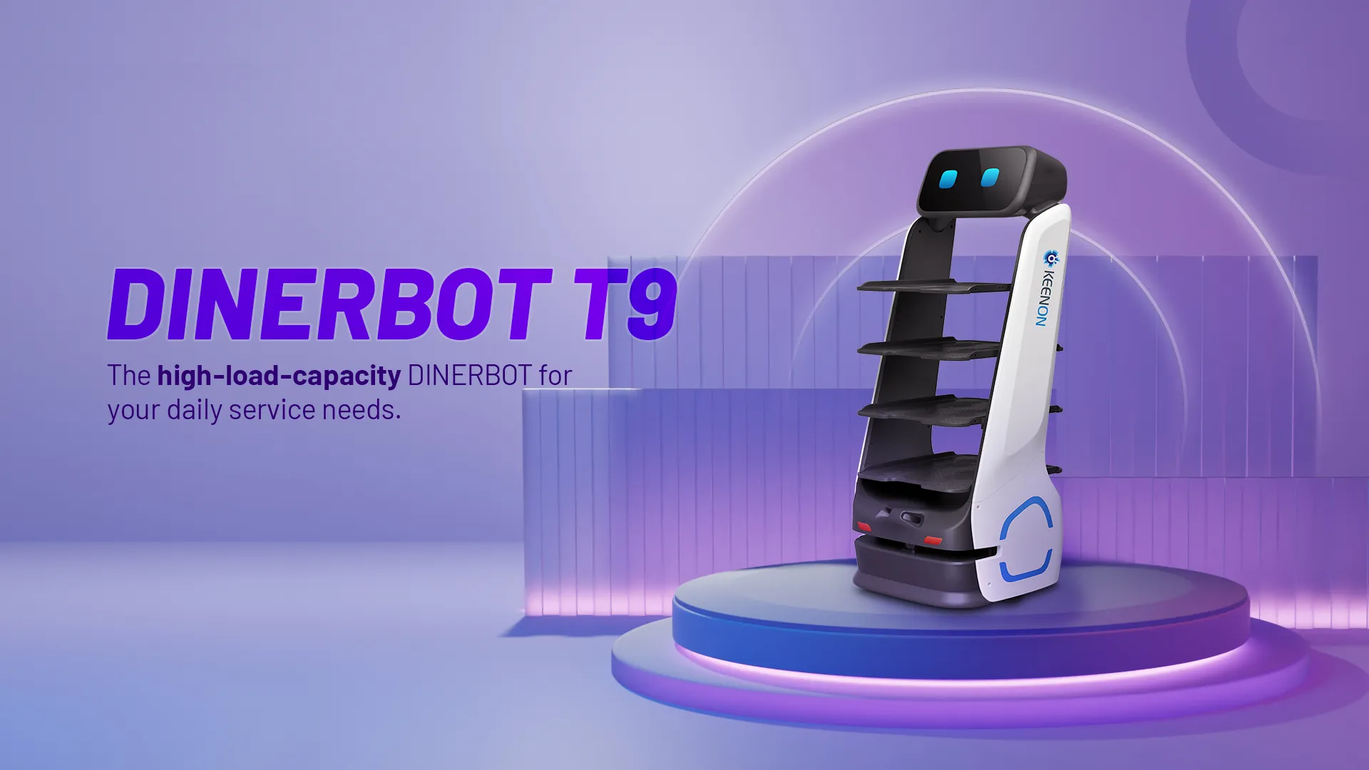 DINERBOT T9 — high-load-capacity delivery robot